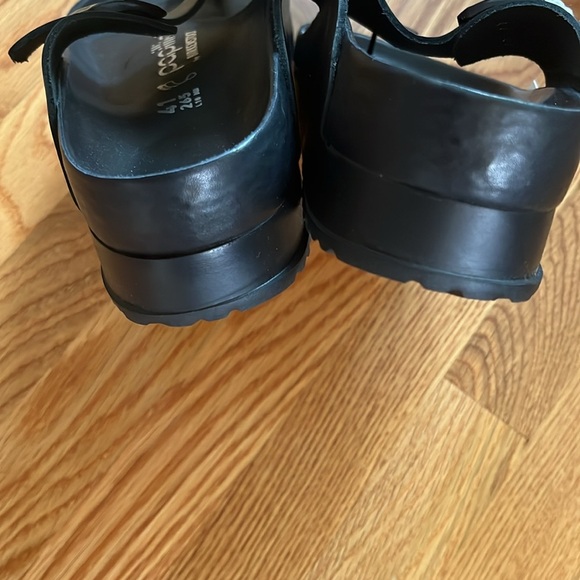Birkenstock Gizeh PAP Flex Platform Leather Sandals Size 41 NWT - Picture 9 of 16